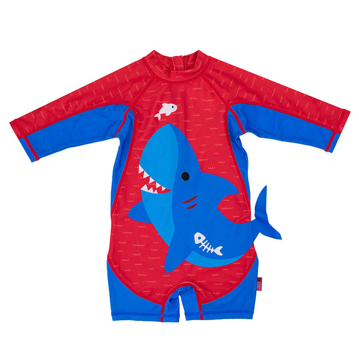 Zoocchini Surf Suit UPF50 Blue Shark sunsuit