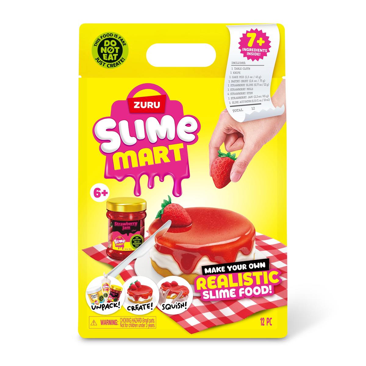ZURU Slime Mart Small Shopping Bag Series 1 Strawberry Cheesecake