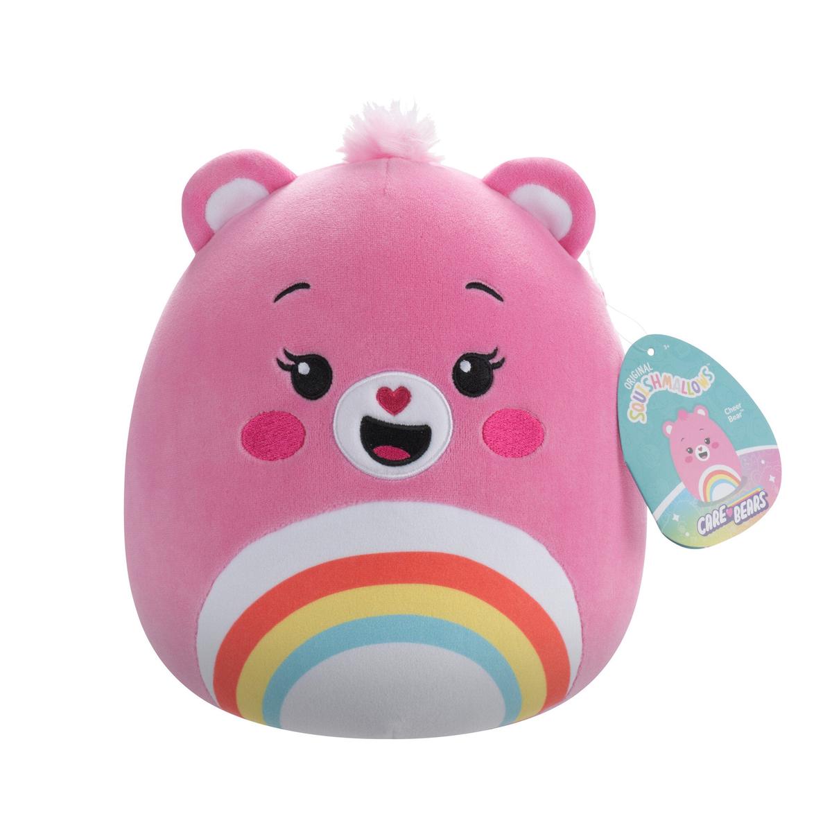 Squishmallows Original 8 Inch Care Bears - Cheer Bear