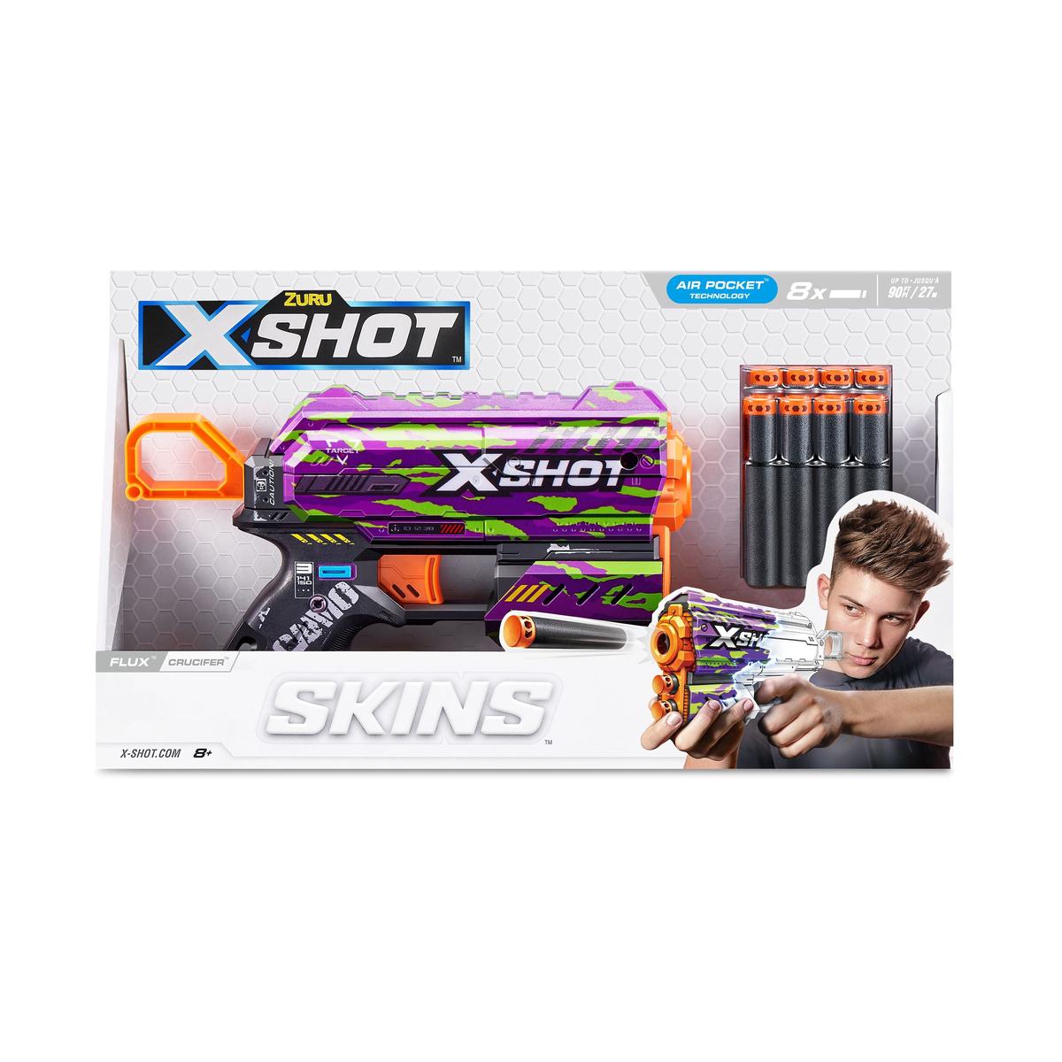 ZURU XSHOT Skins Flux Blaster Crucifer