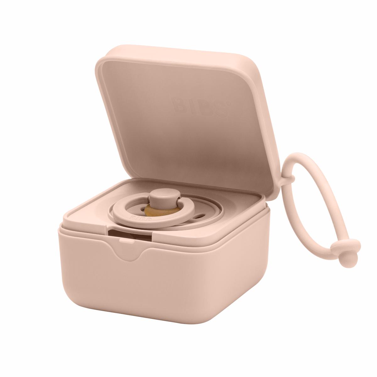 BIBS PACIFIER BOX BLUSH