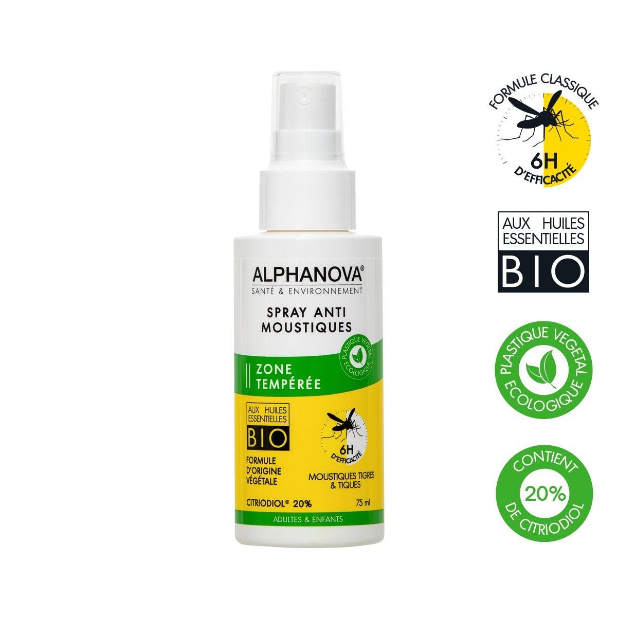 Alphanova Sant & Environnement Organic Anti-Mosquito Spray (75ml)