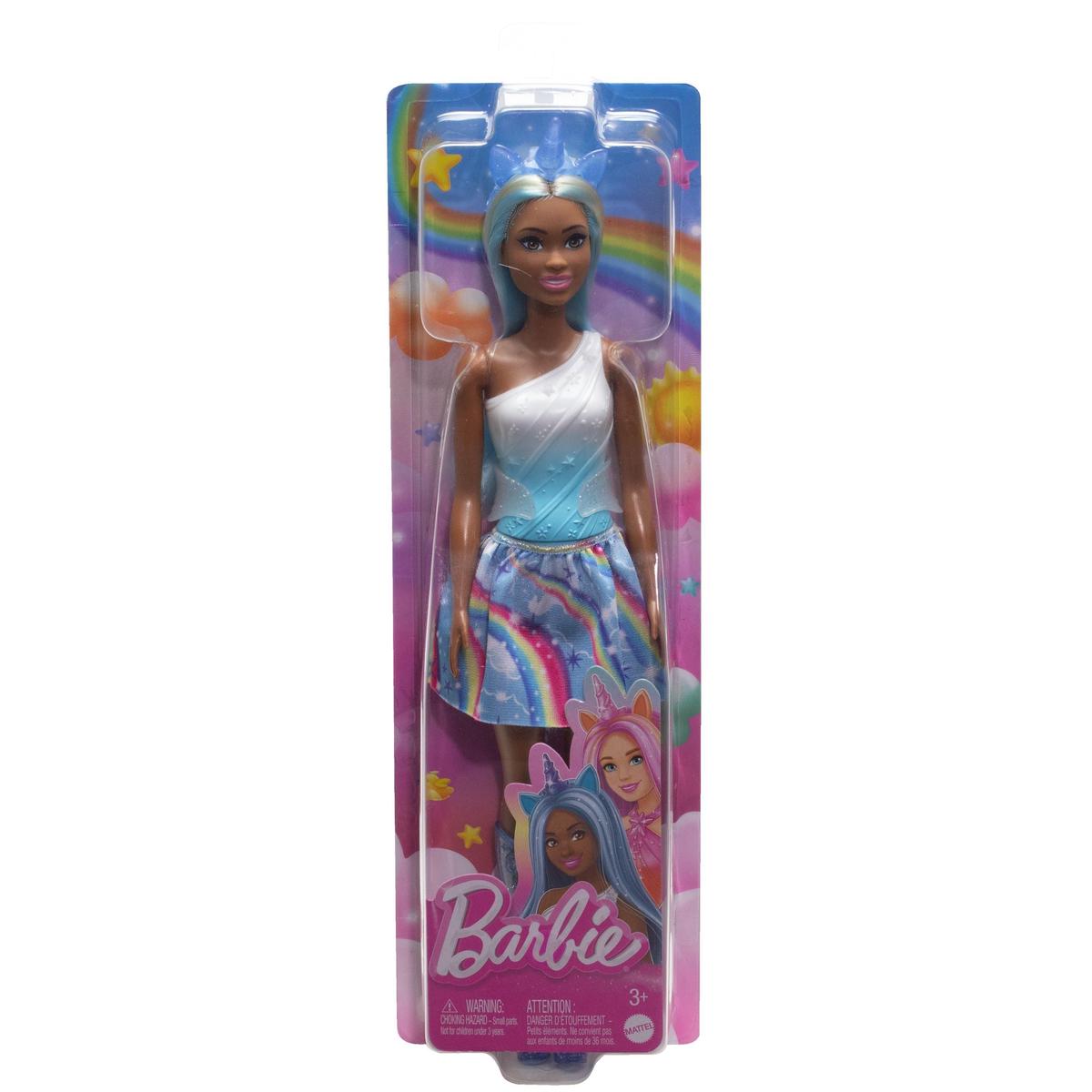 Barbie Dreamtopia Unicorn Doll With Blue Hair