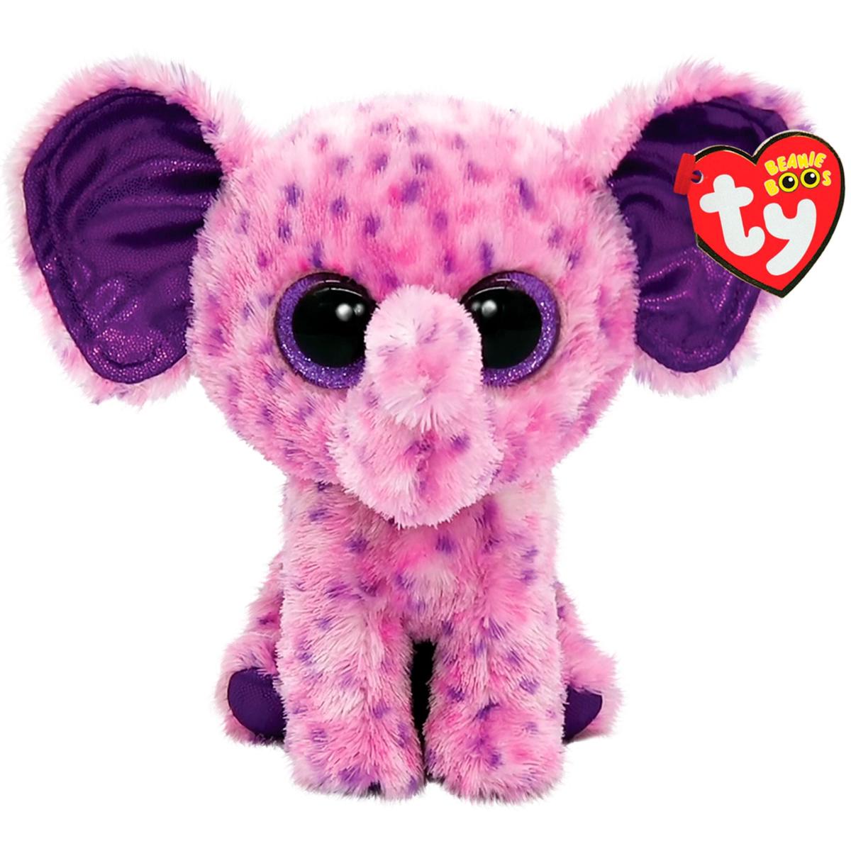 Ty Beanie Boos Regular - Eva Purple Elephant