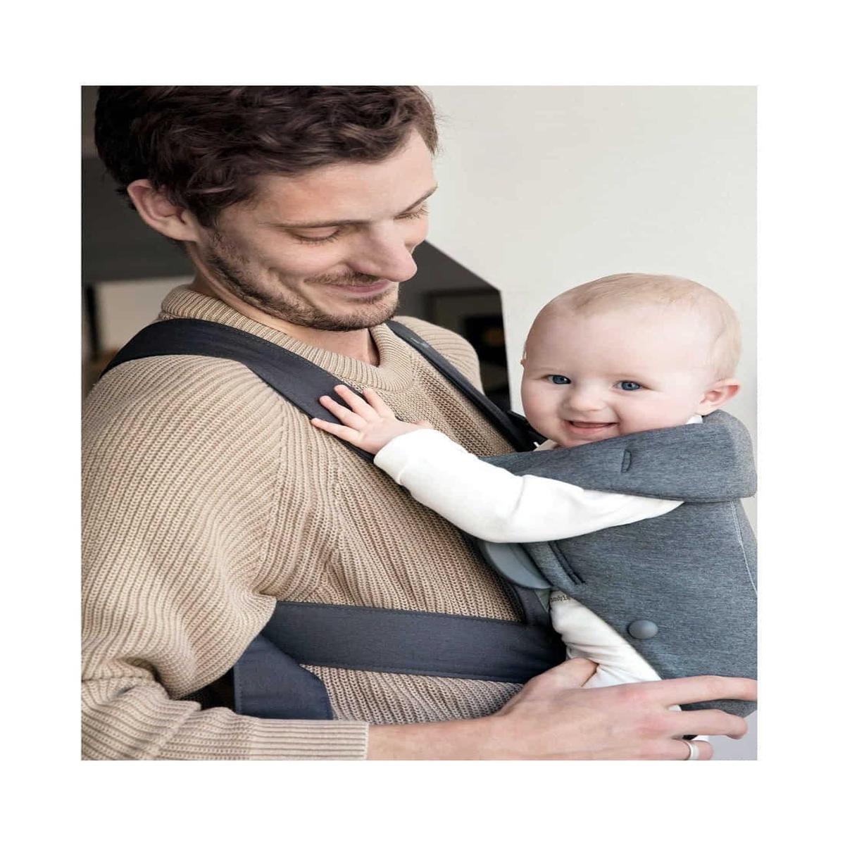 BabyBjrn Baby Carrier Mini - Dark Grey, 3D Jersey