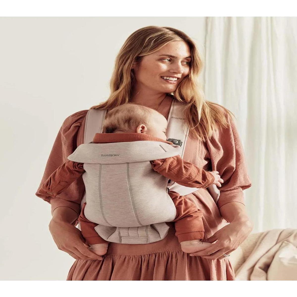 BabyBjrn Baby Carrier Mini - Light Beige, 3D Mesh