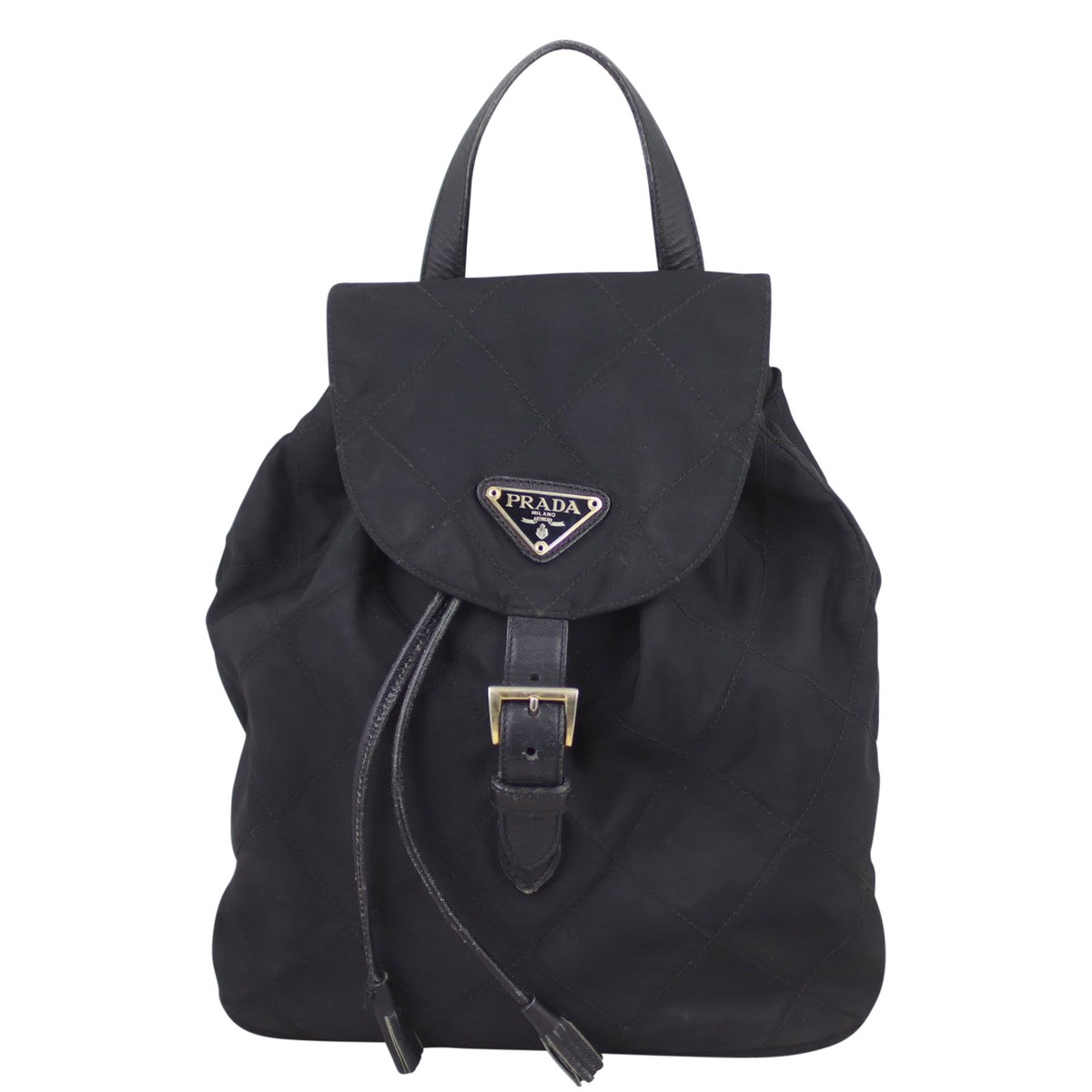 Prada Nylon Drawstring Backpack