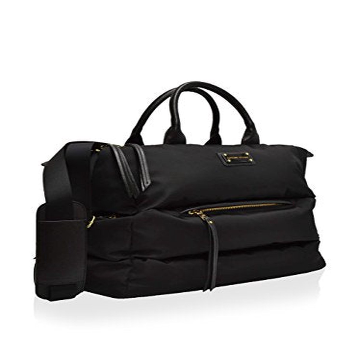 Adrienne Vittadini Versailles Collection Quilted Duffle 18"L X 14" W X 8" D Black