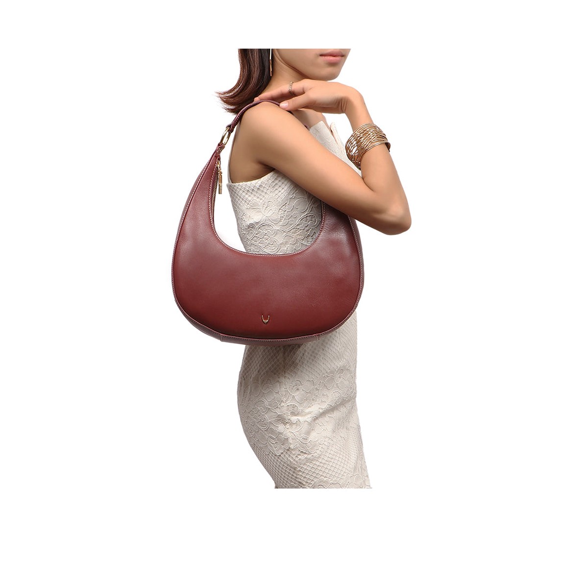 Malina 09 Red Leather Shoulder Bag