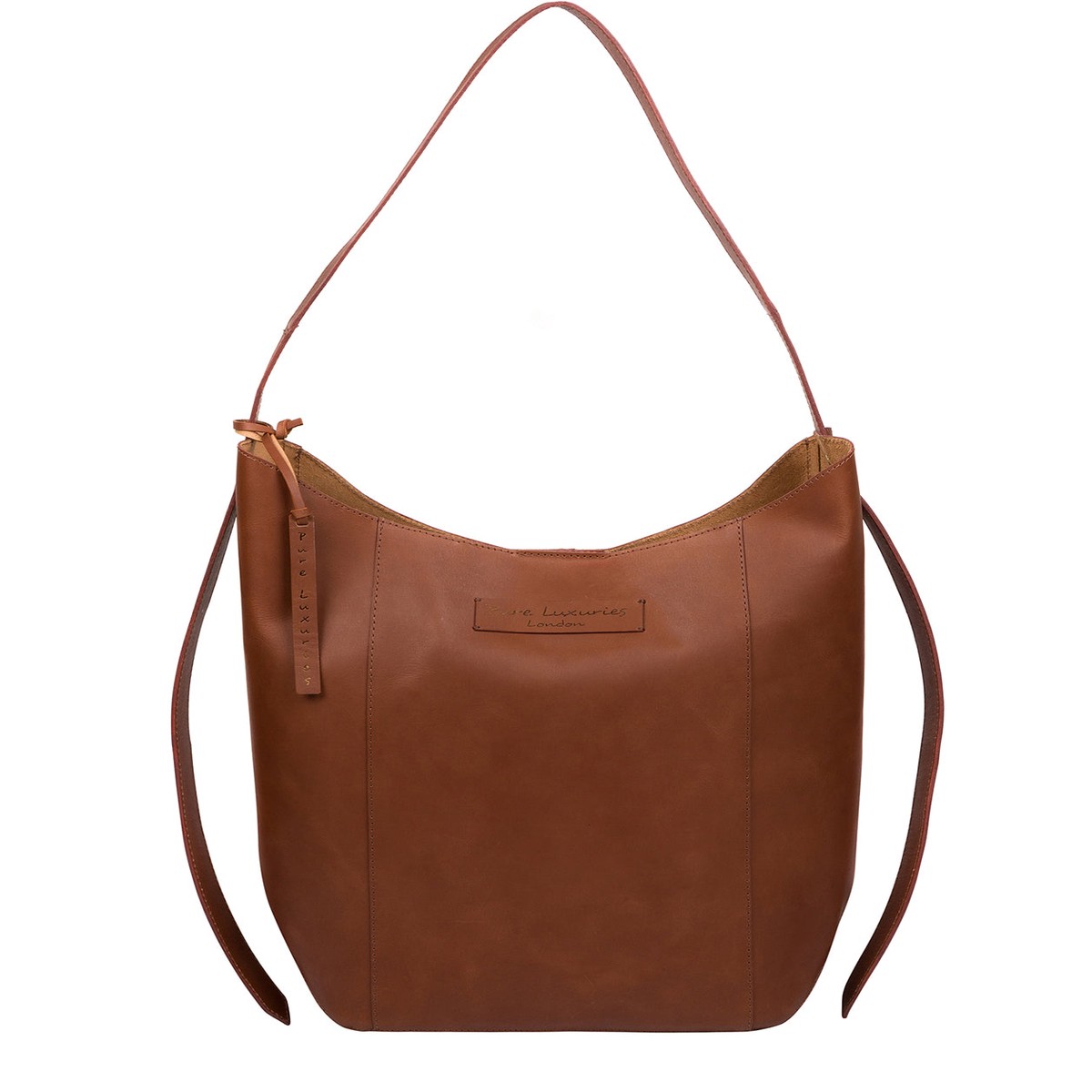 'Hoxton' Cognac Leather Shoulder Bag