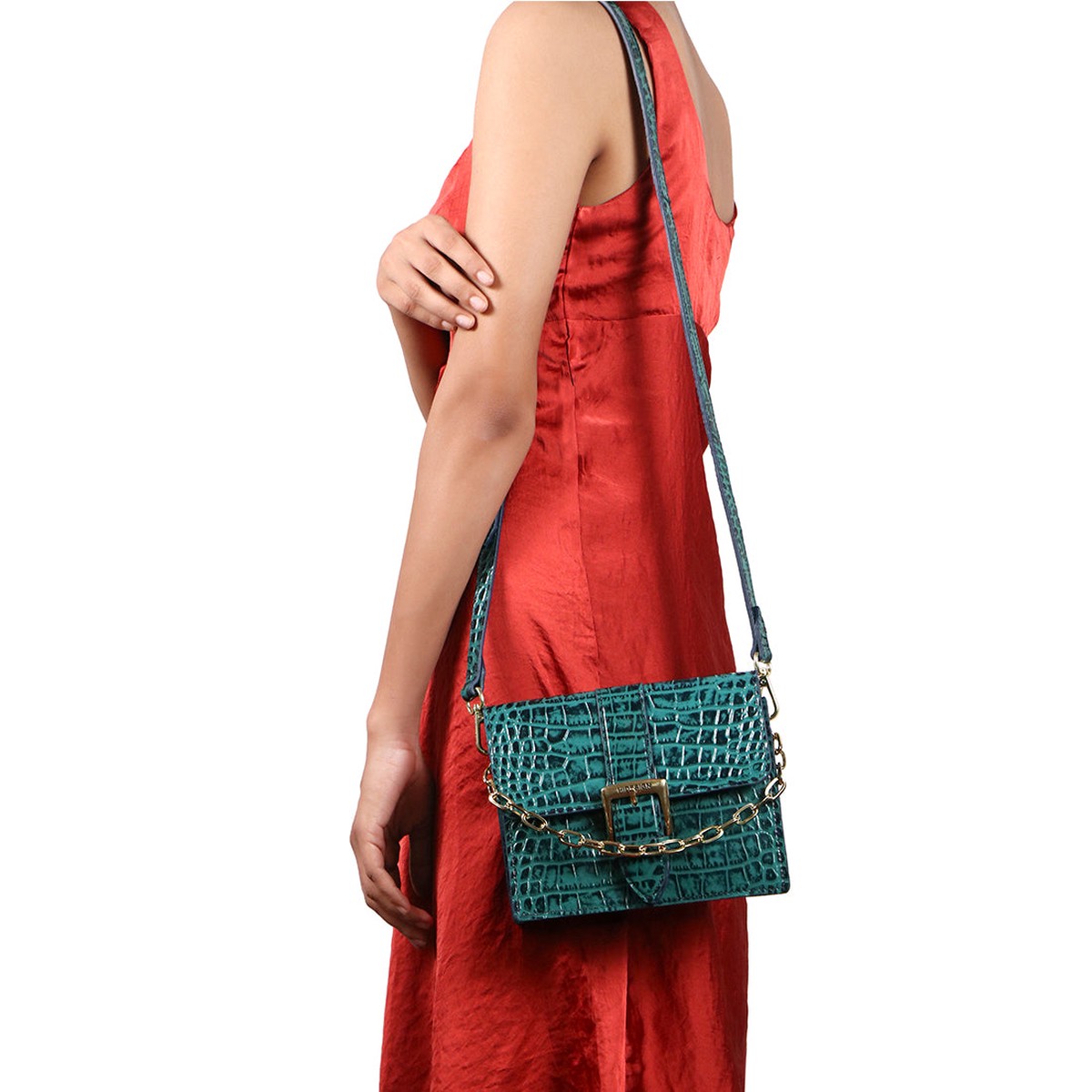 Oxford 01 Blue Leather Sling Bag