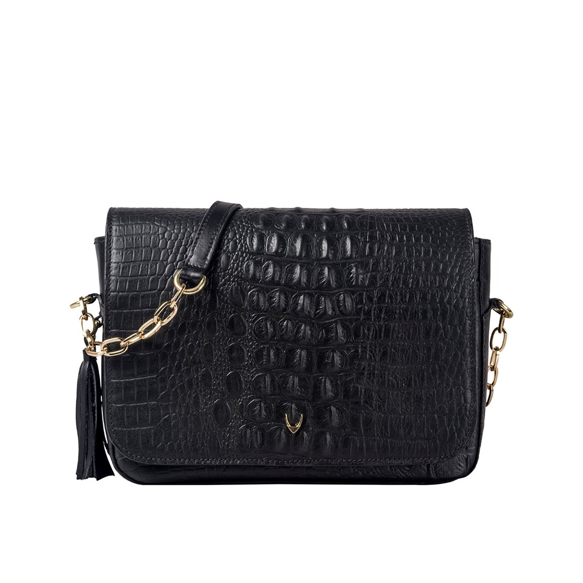 Rive Gauche 01 Black Leather Sling Bag