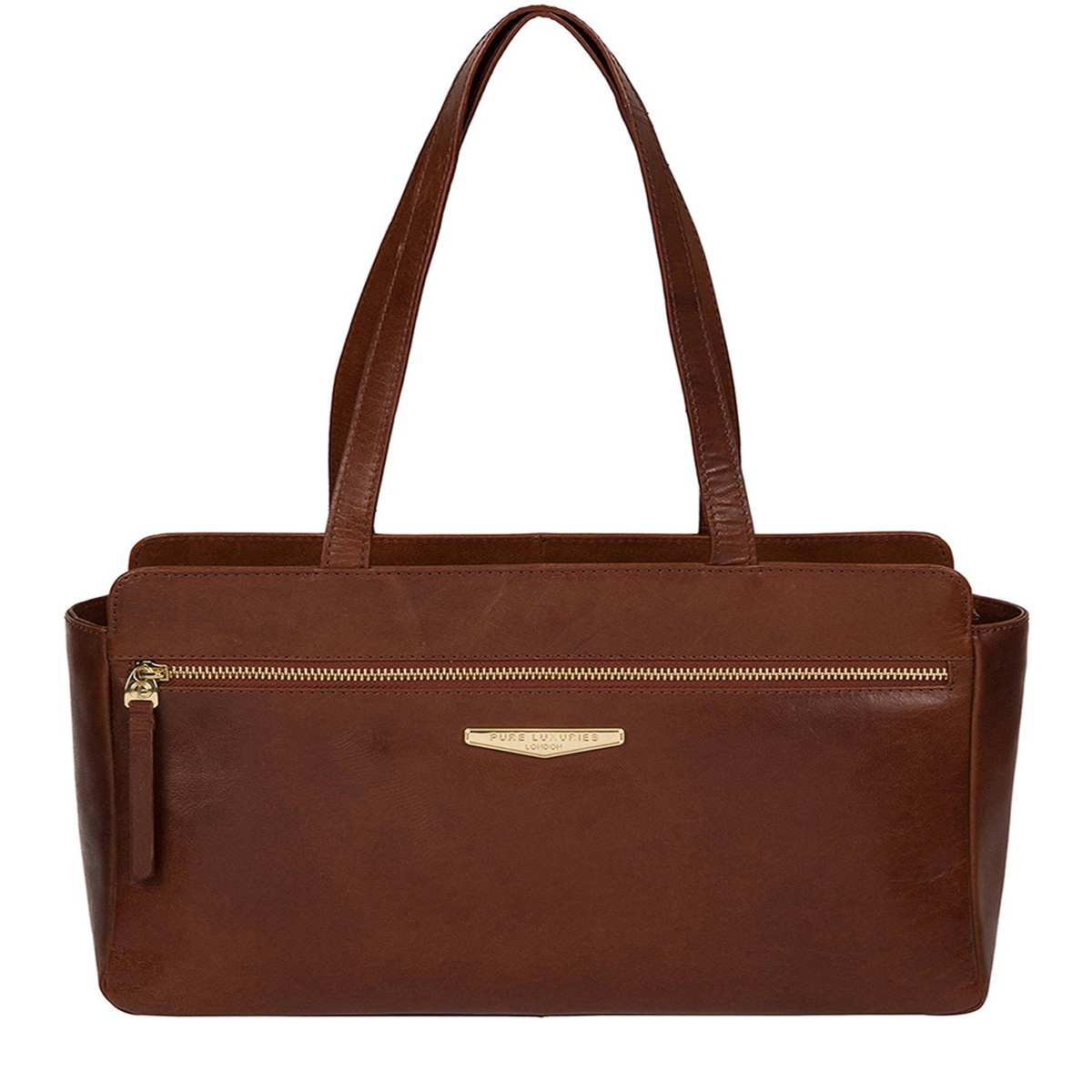 'Alessandra' Italian Tan Vegetable-Tanned Leather Handbag