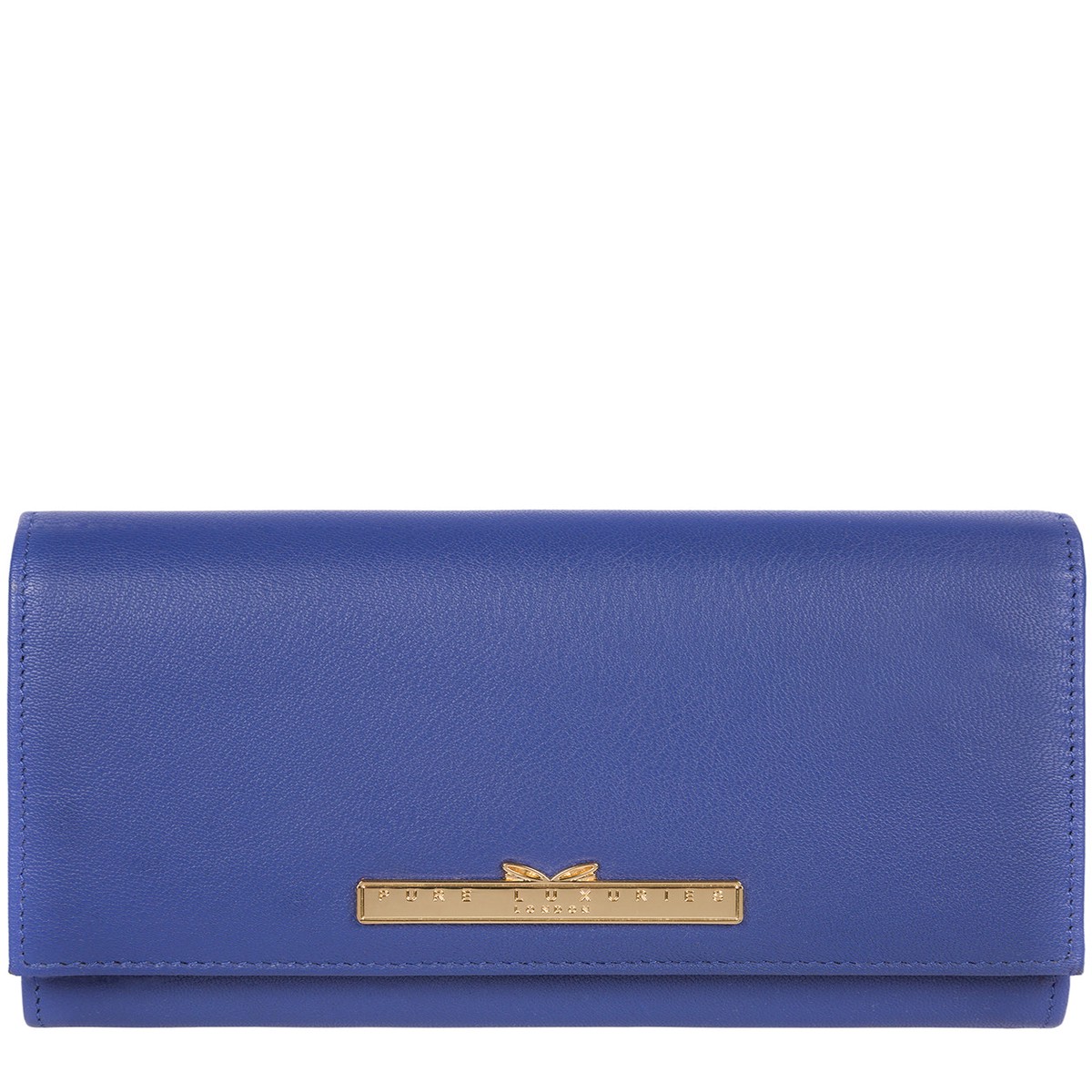 'Finch' Royal Blue Leather Bi-Fold Purse