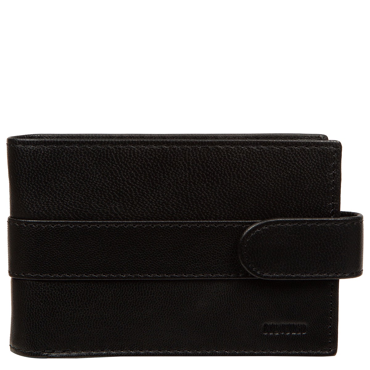 'Leo' Black Leather Wallet