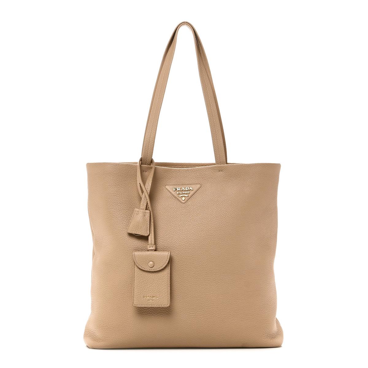 Vitello Daino Soft Large Tote Bag Sabbia
