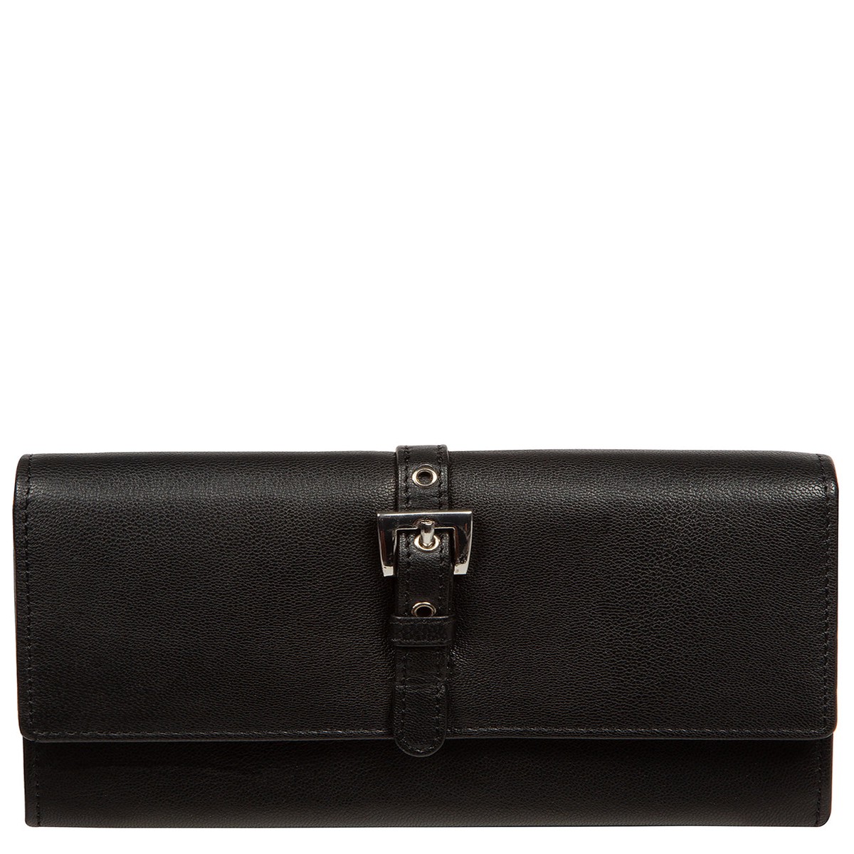 'Harriet' Black Leather Purse