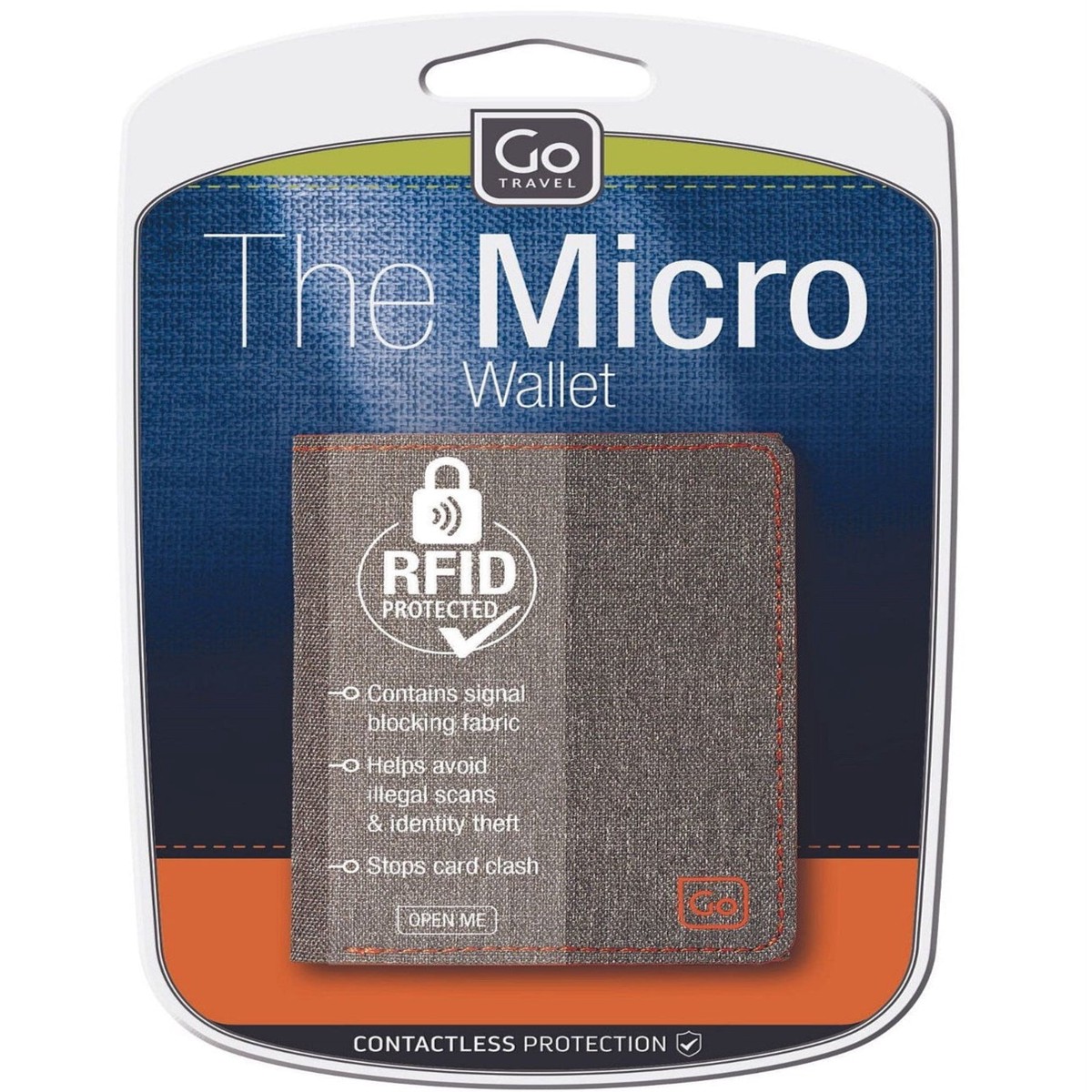 Go Travel 684 RFID Micro wallet Grey