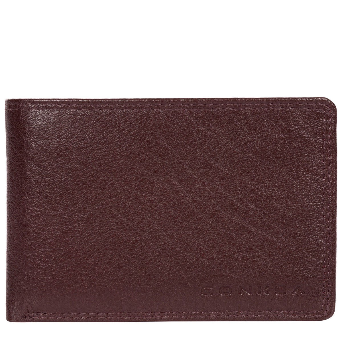 'Miller' Oxblood Bi-Fold Leather Wallet
