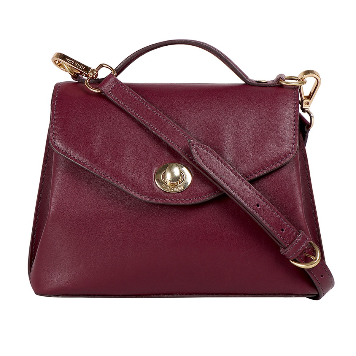 Coquette 02 Purple Leather Satchel