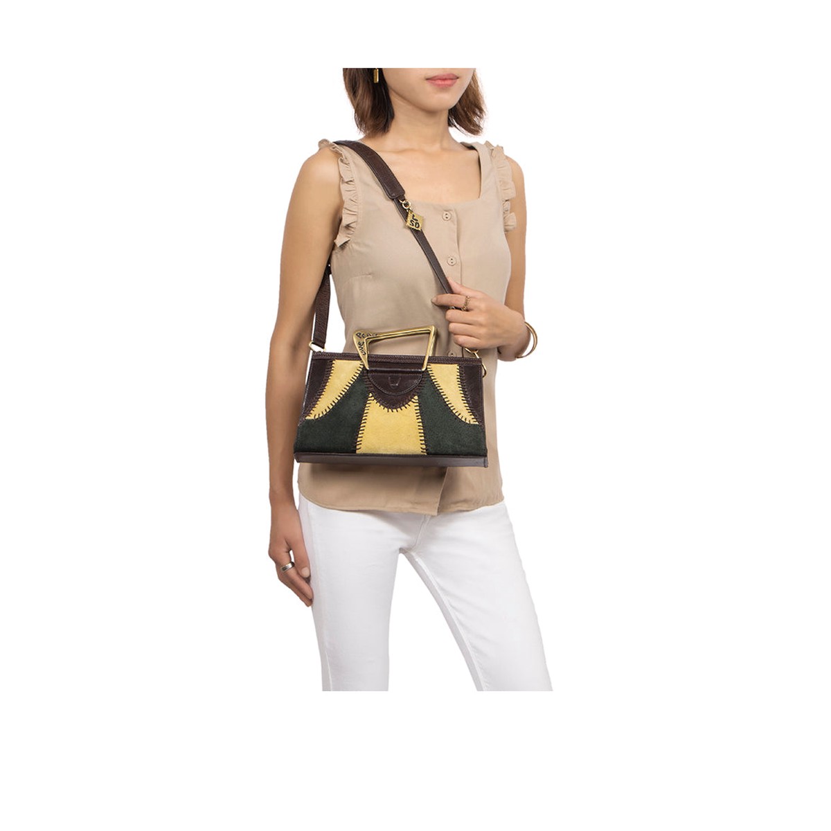 Janis 01 Brown Leather Shoulder Bag
