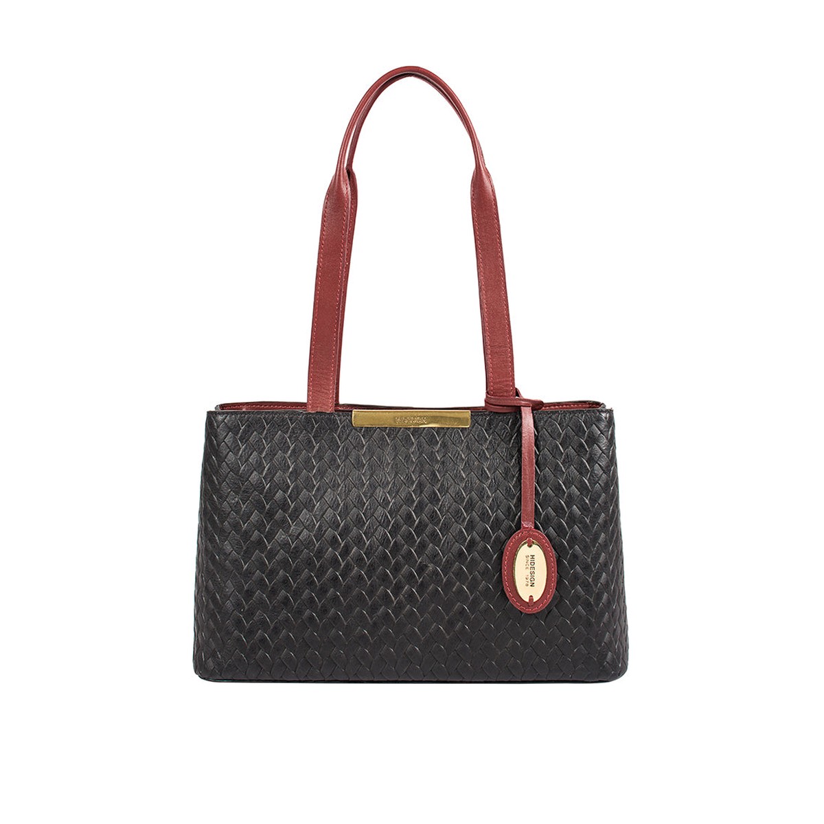 Leo 01 Sb Black Leather Tote Bag