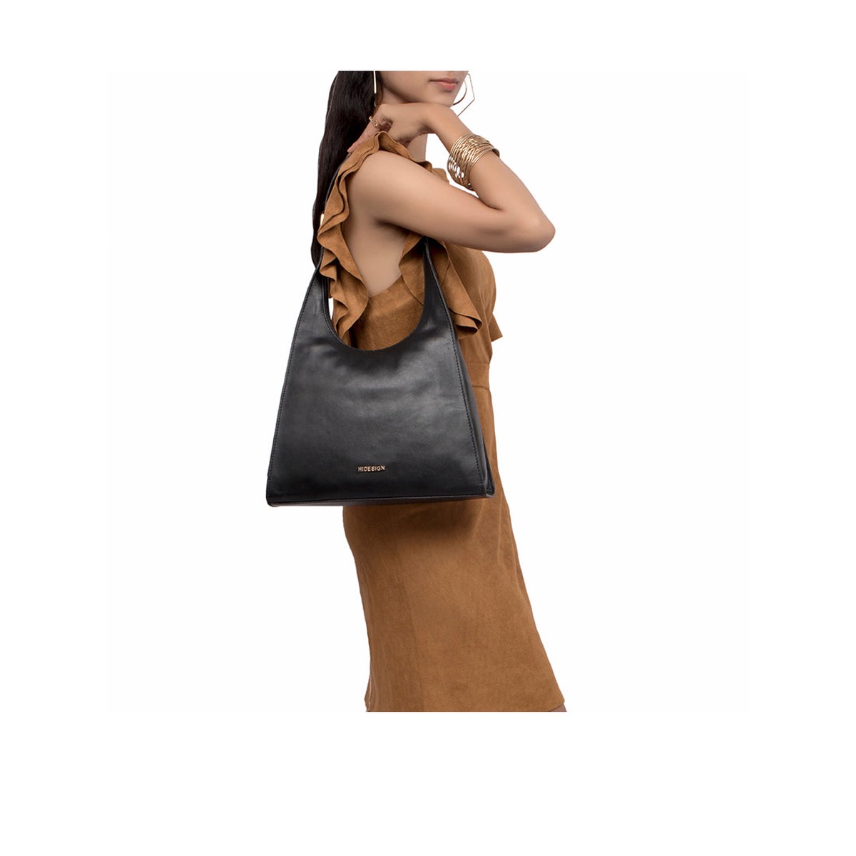Cordoba 01 Black Leather Shoulder Bag