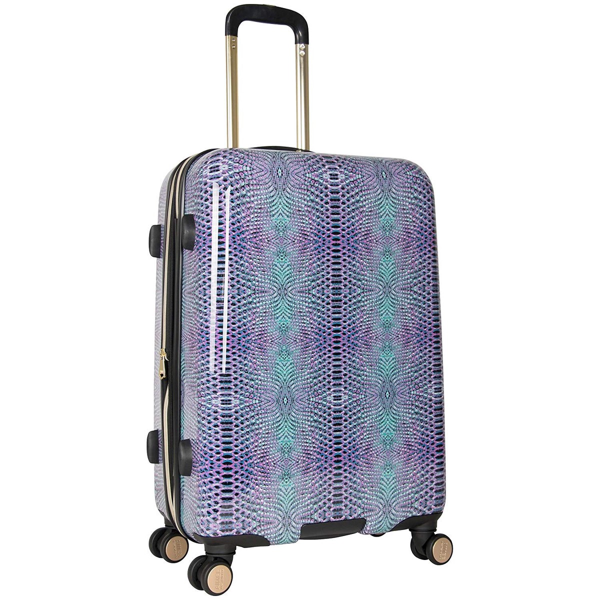 Aimee Kestenberg Women's Ivy 24" Hardside Expandable 8-Wheel Spinner Checked Luggage, Marine Python