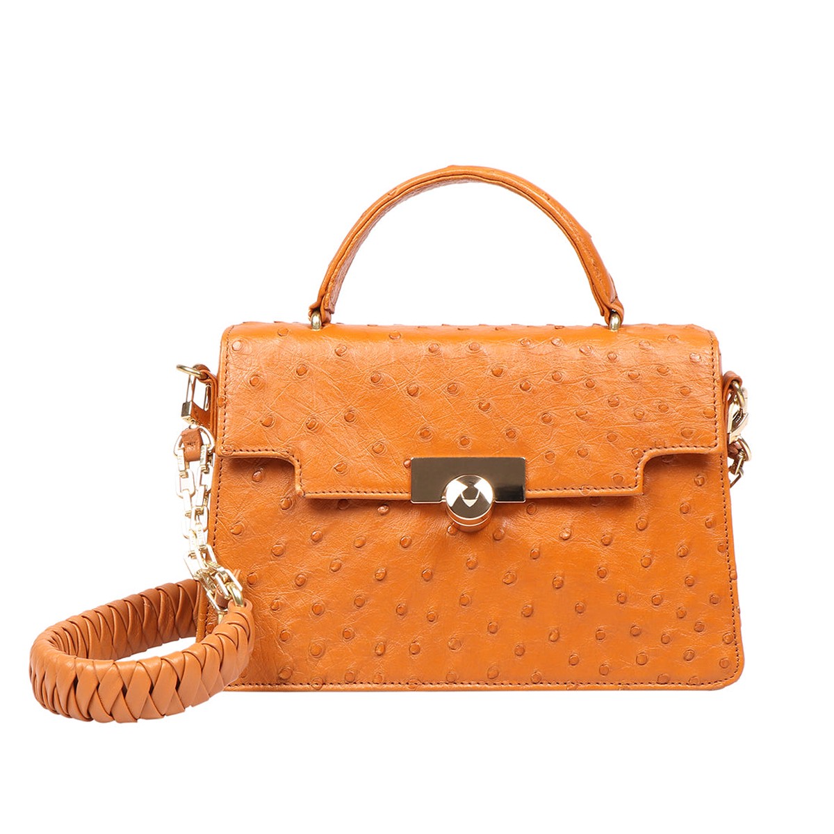 Bartoli 02 Tan Leather Shoulder Bag