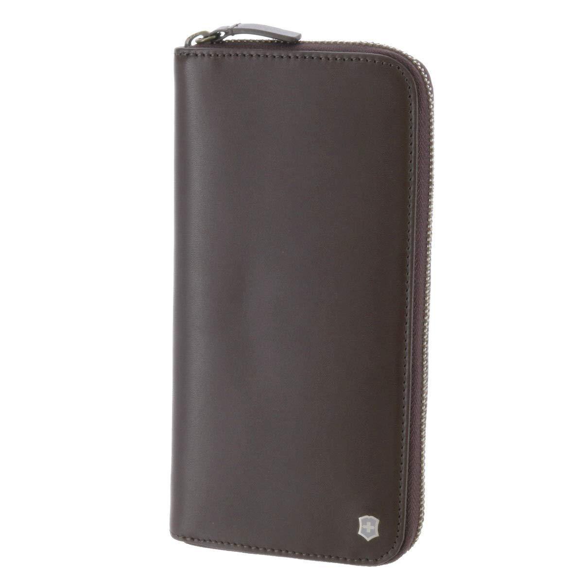 Victorinox Altius Edge Clavius Zippered Leather Key Case w/RFID Protection
