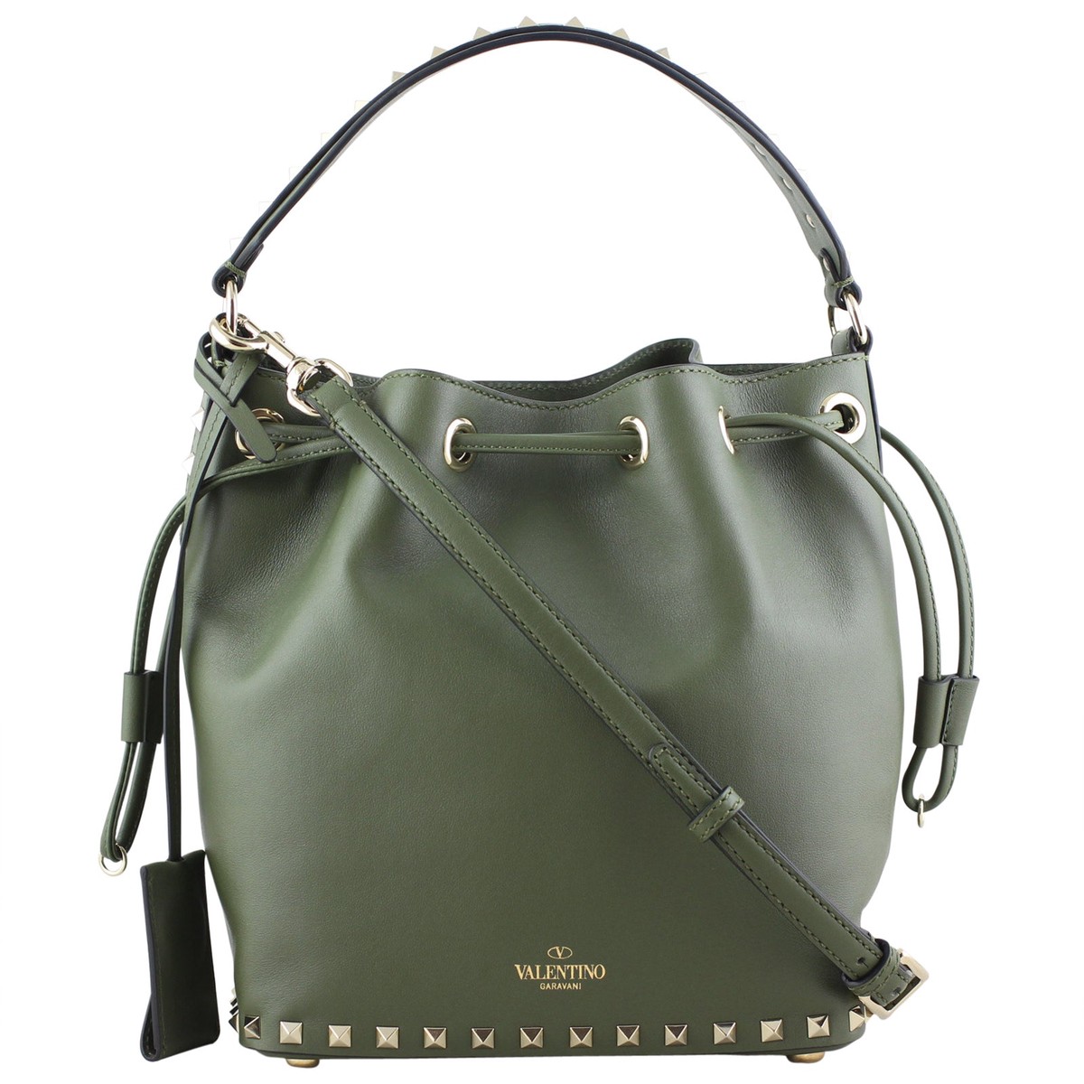 Valentino Rockstud Bucket Bag Small