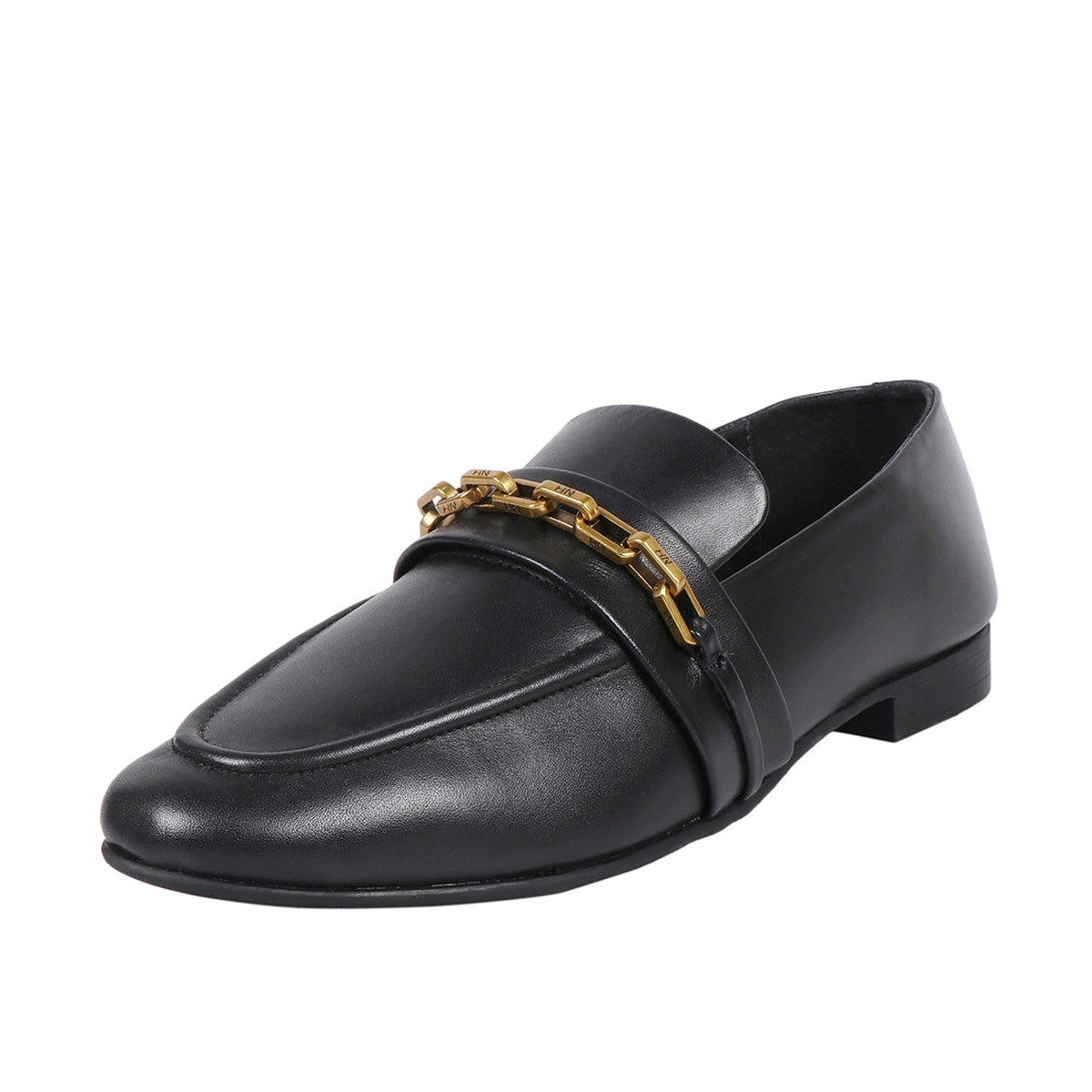 Vienna Women's Black Leather Loafers