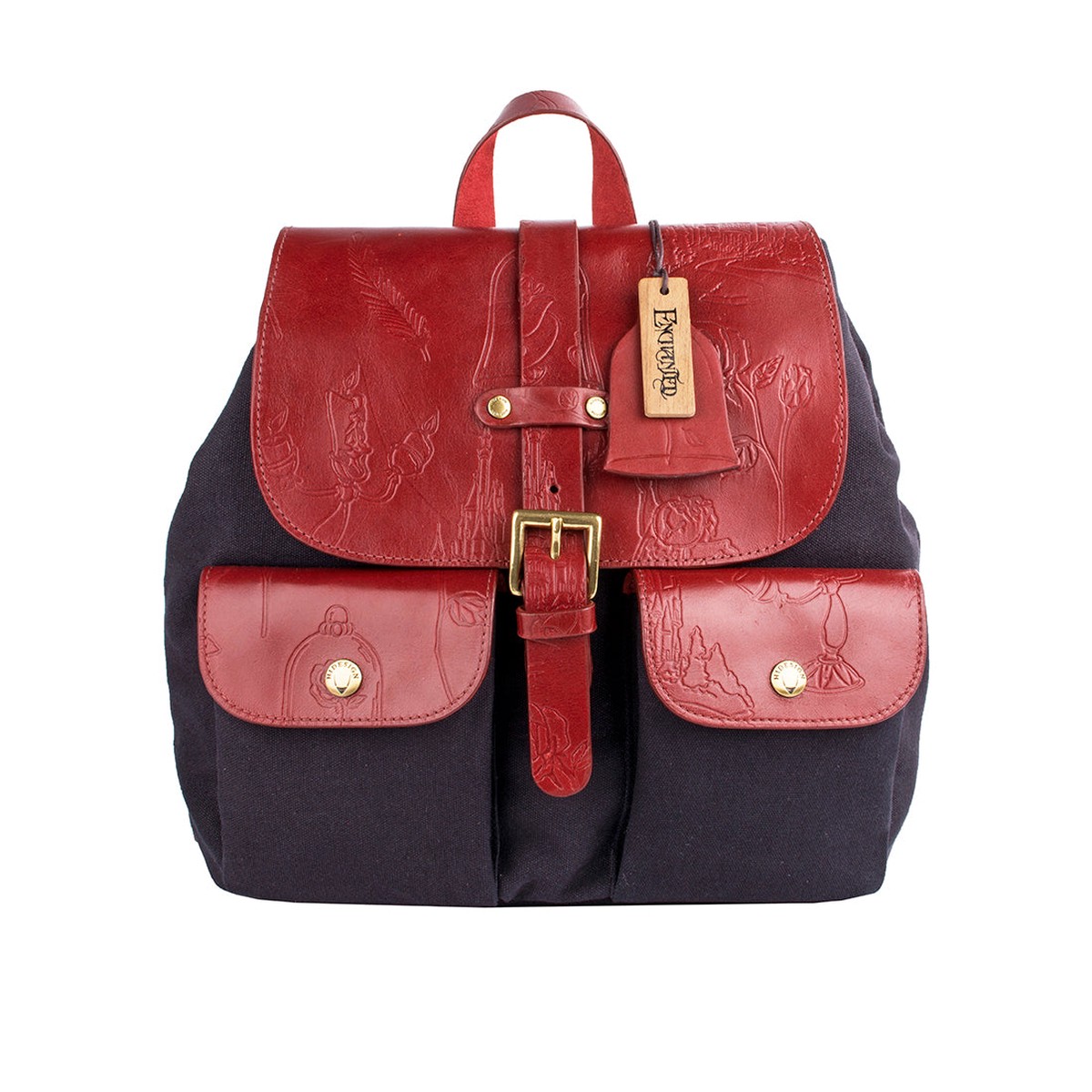Lumiere 02 Blue Leather Backpack