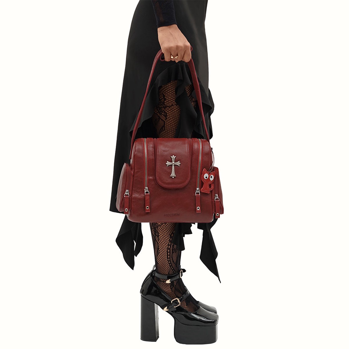 Rin Rin - 01 Red Leather Shoulder Bag