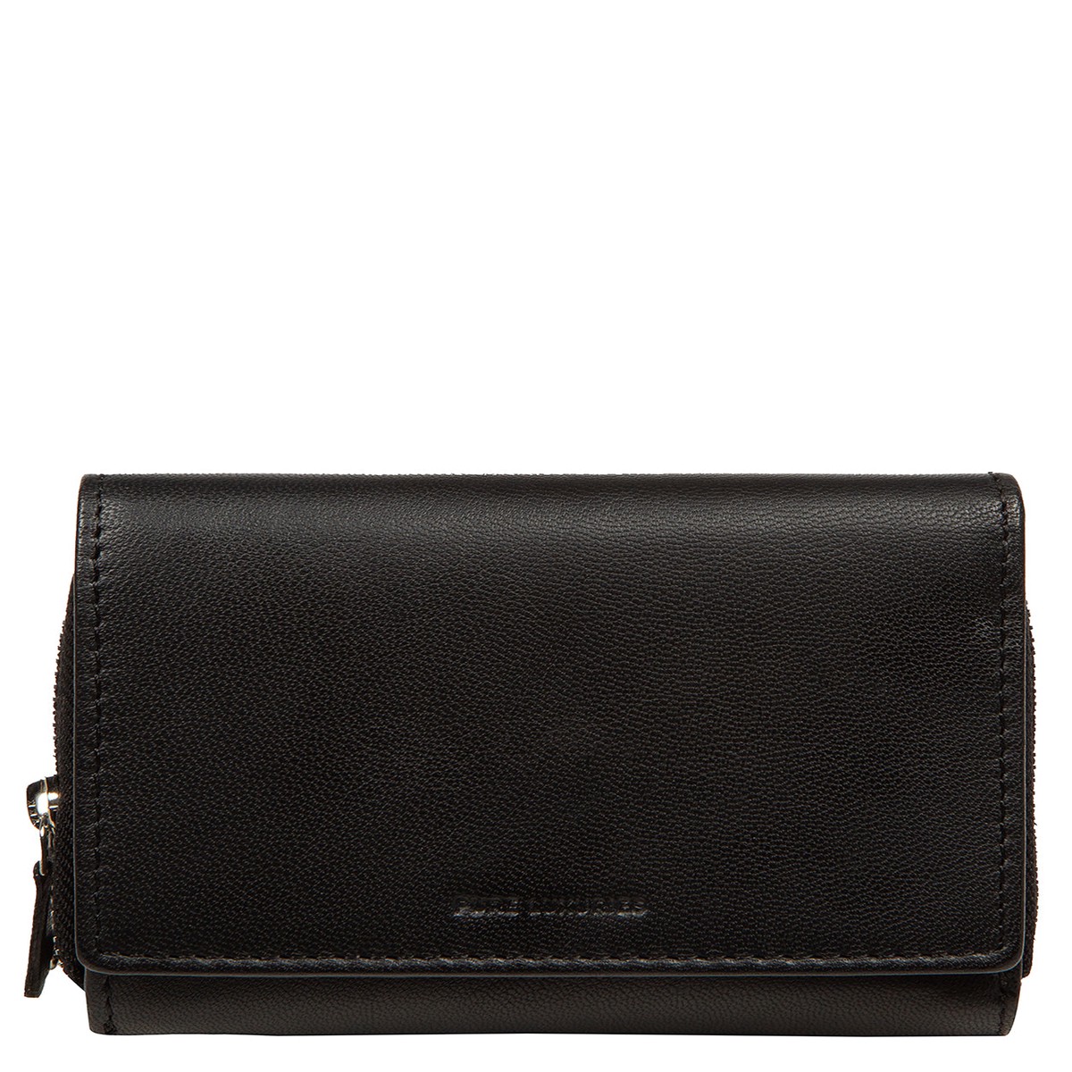 'Elise' Black Leather Purse