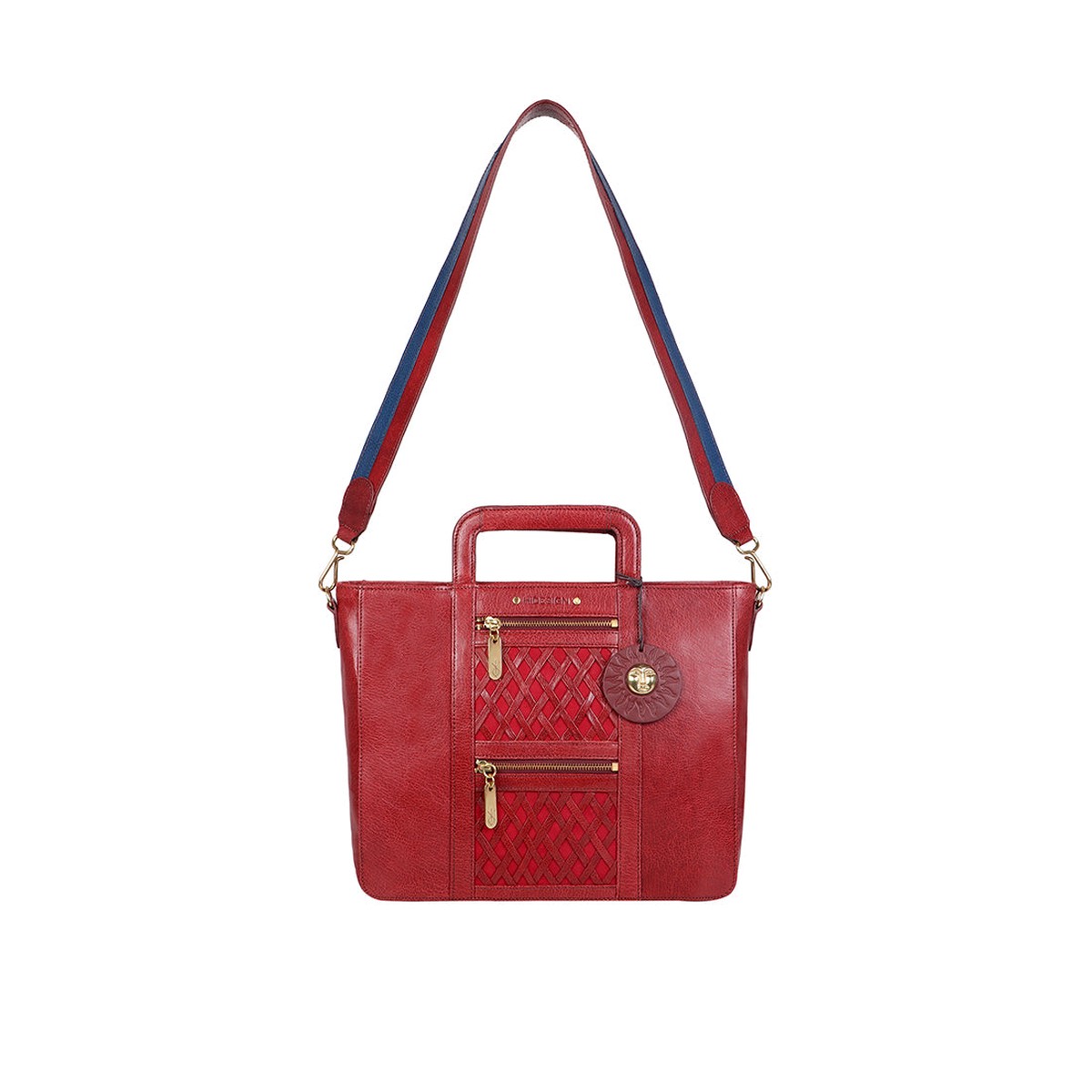 Morgan 02 Red Leather Satchel