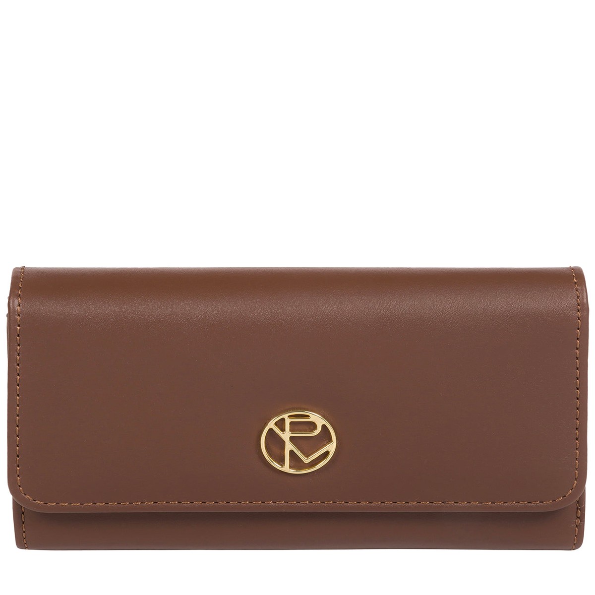 'Metz' Ombr Chestnut Leather Purse