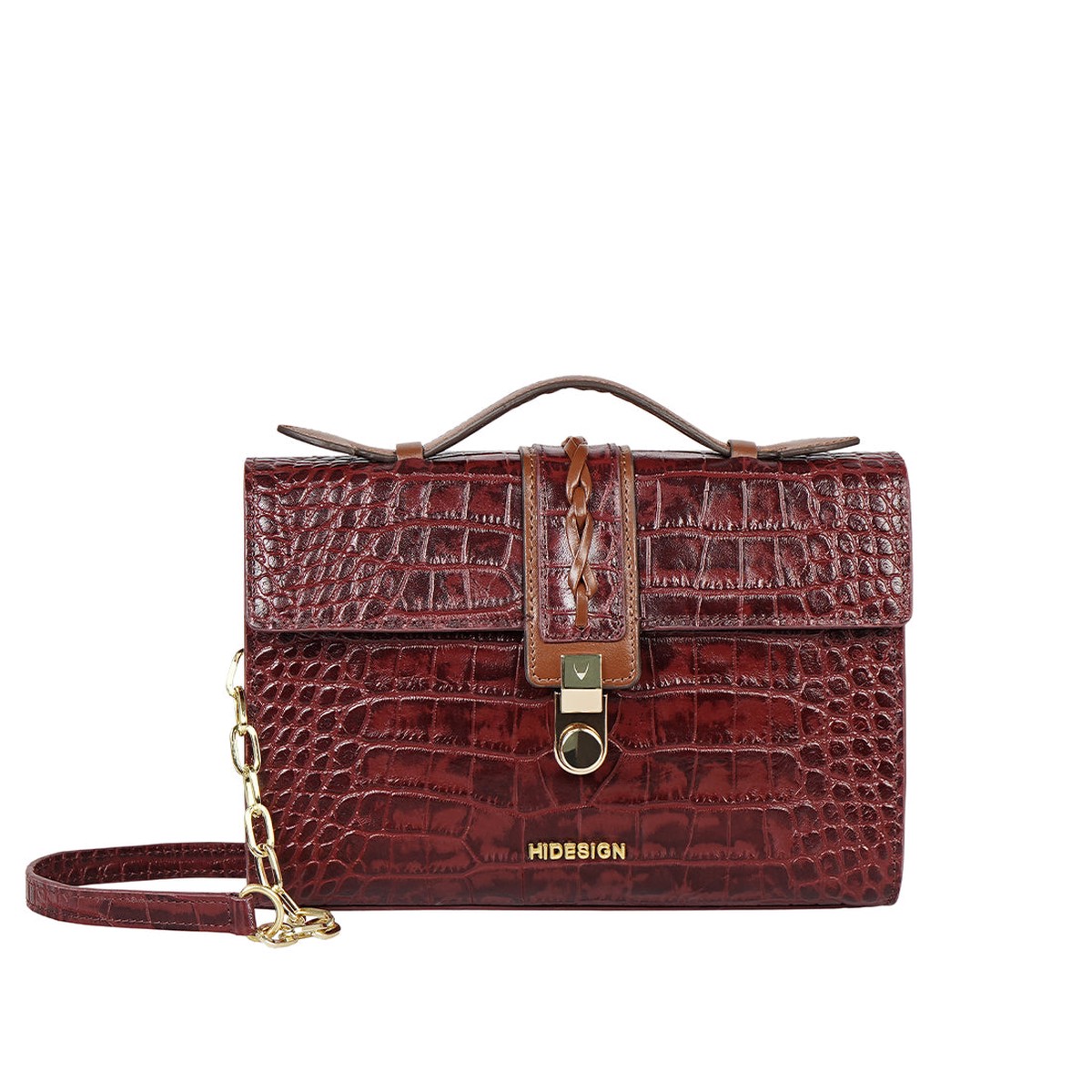 Michiko 01 Red Leather Crossbody