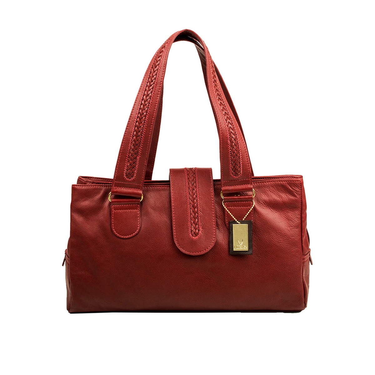 Nolan 1416 Red Leather Tote Bag