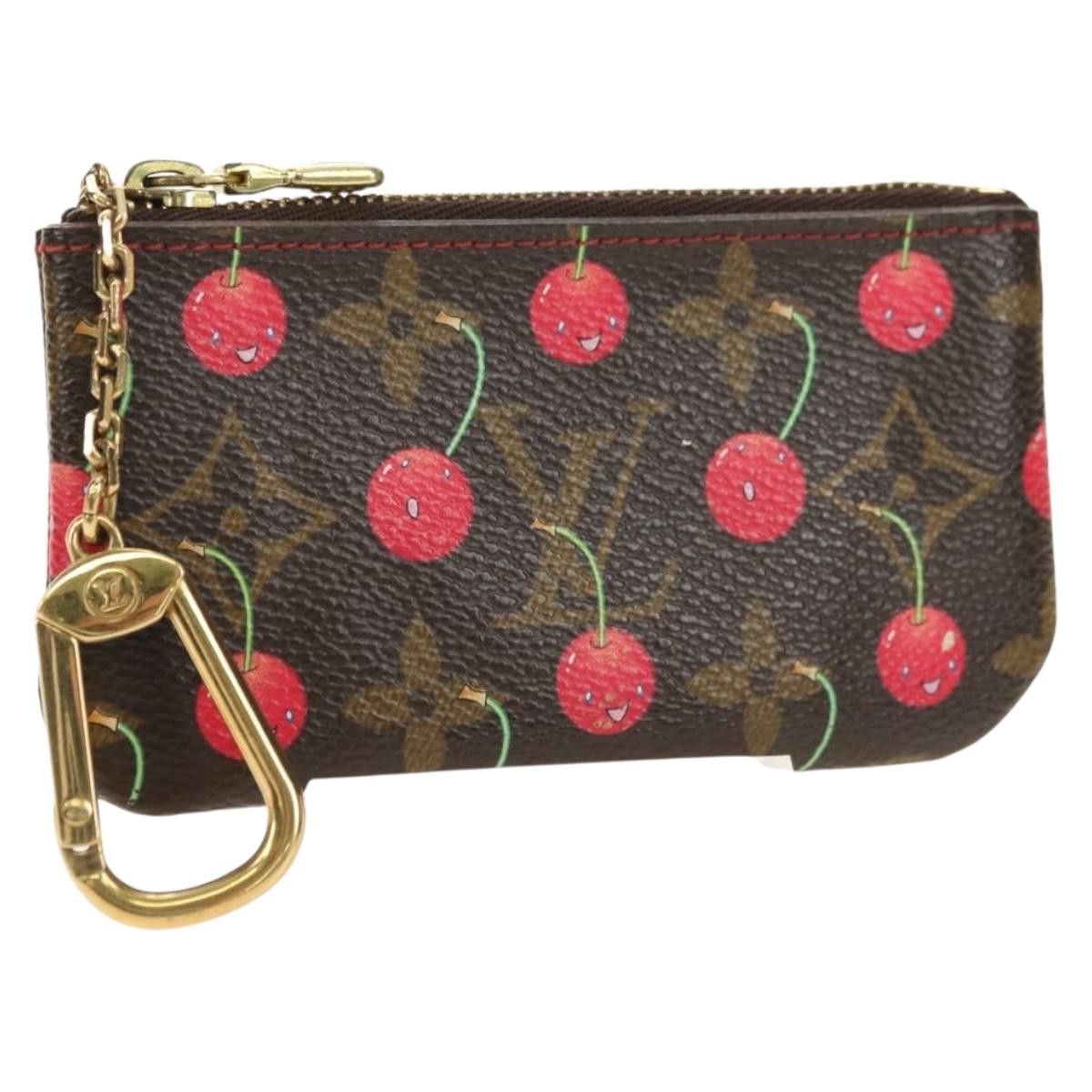 LOUIS VUITTON Monogram Cherry Pochette Cles Coin Purse M95042 LV Auth yk20447M