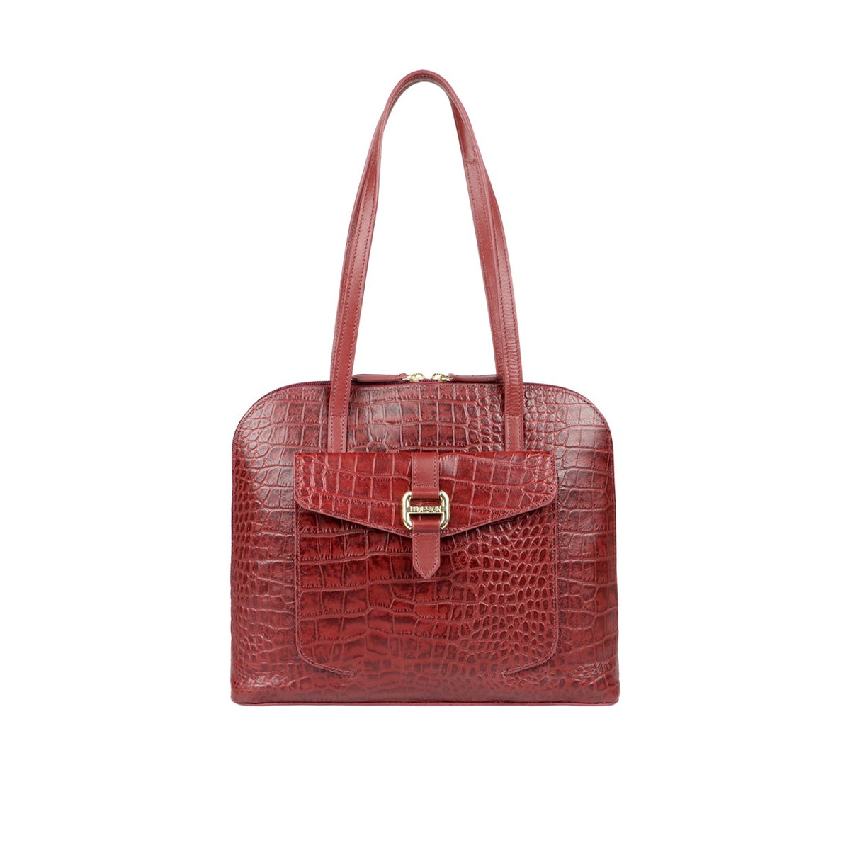Lotus 03 Sb Marsala Leather Tote Bag