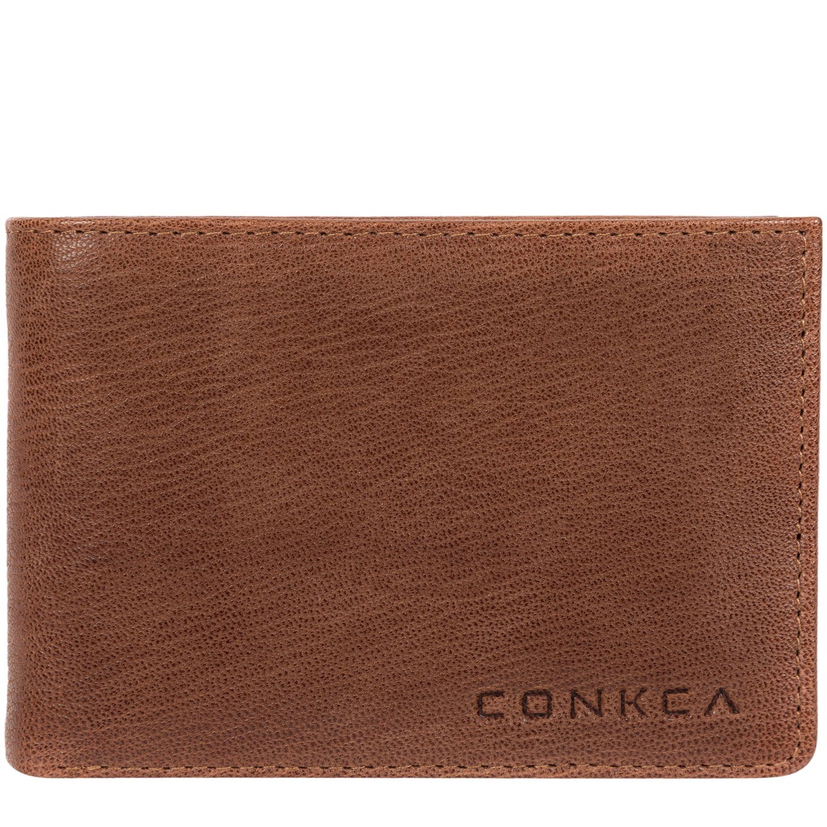 'Benedict' Conker Brown Bi-Fold Leather Wallet