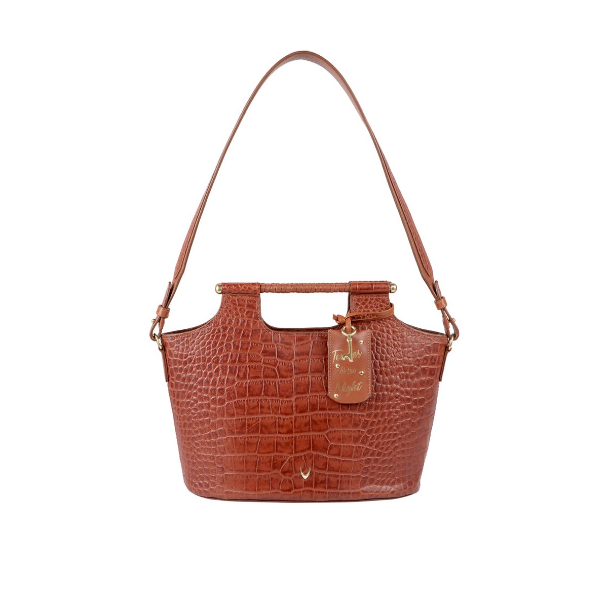 Black Magic 01 Tan Leather Shoulder Bag