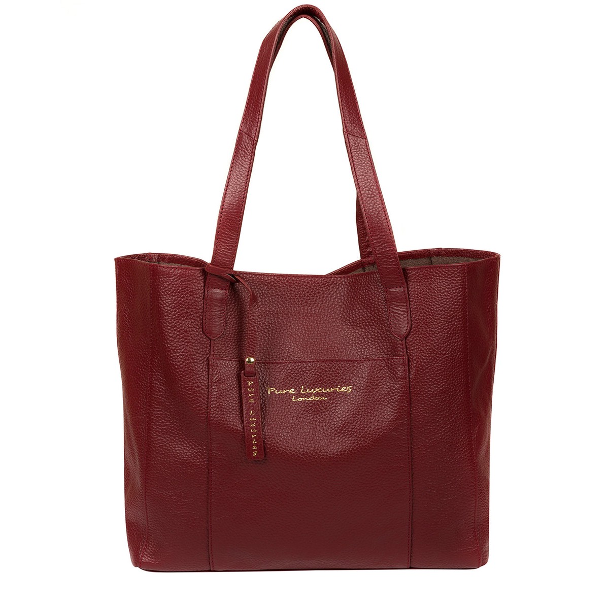 'Keisha' Red Leather Tote Bag