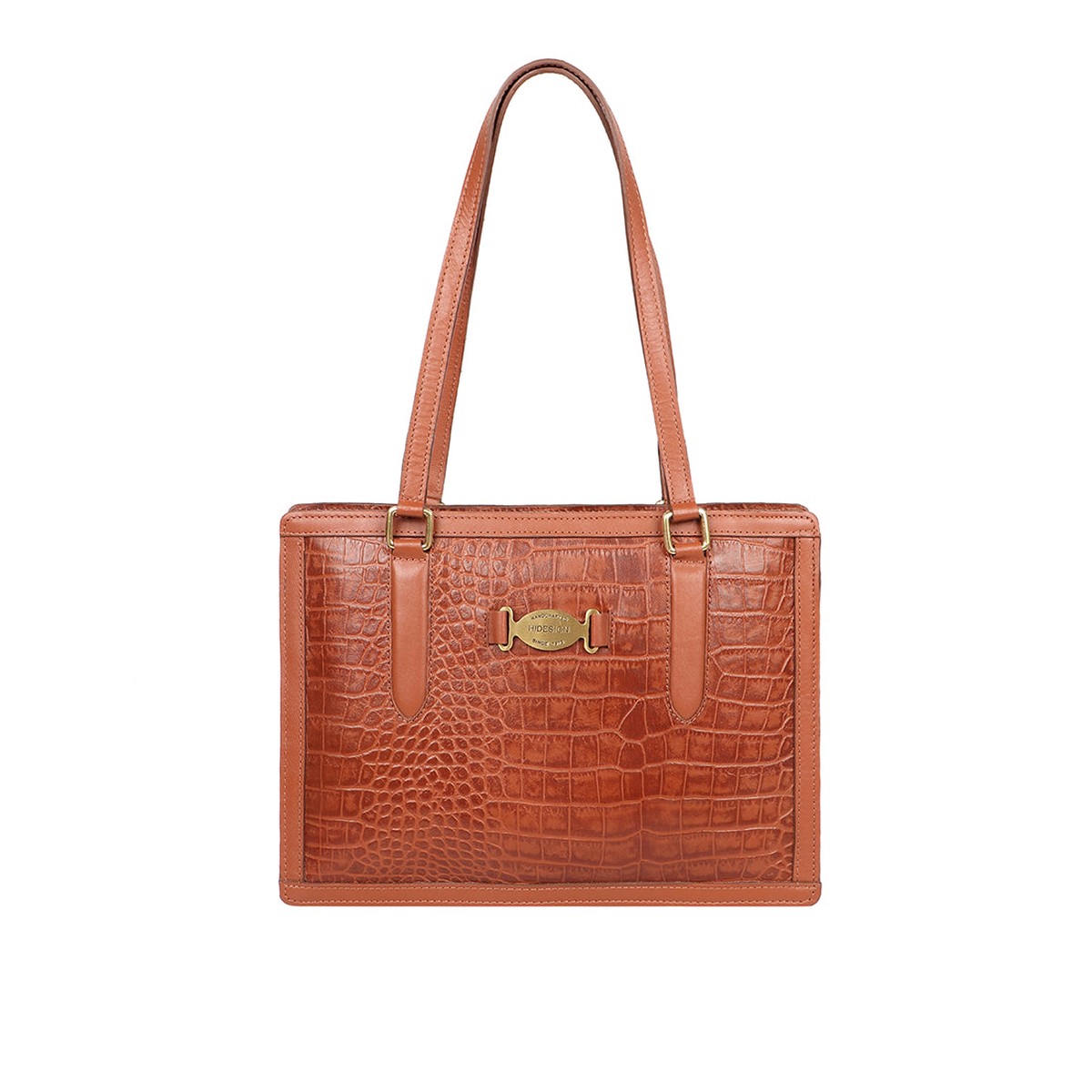 Selena 02 Tan Leather Shoulder Bag