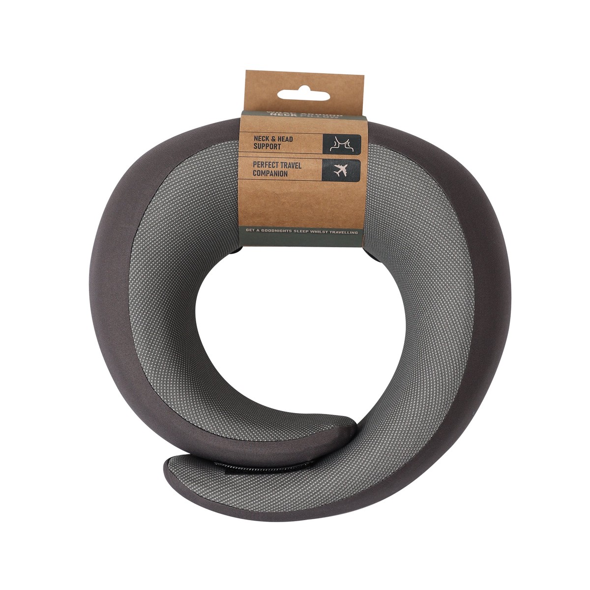 Tosca - TCA074 Wrap around neck Pillow - Grey