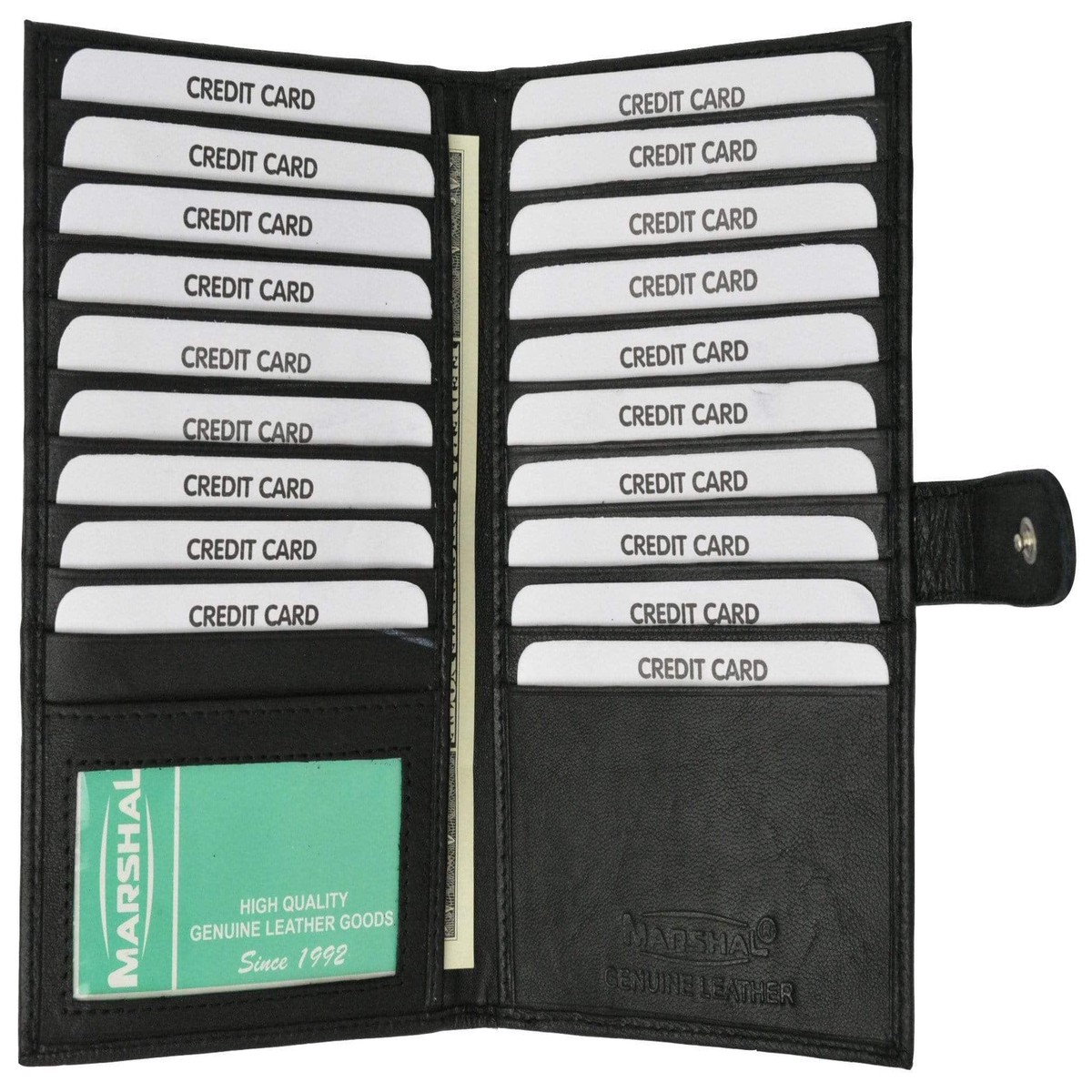 100% Soft Premium Genuine Leather Bi fold Card Holder P 1629