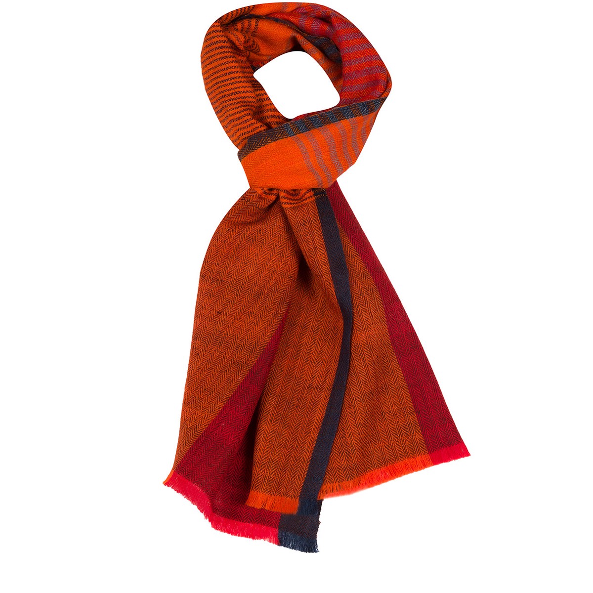 'Libration' Cashmere & Merino Wool Neckerchief