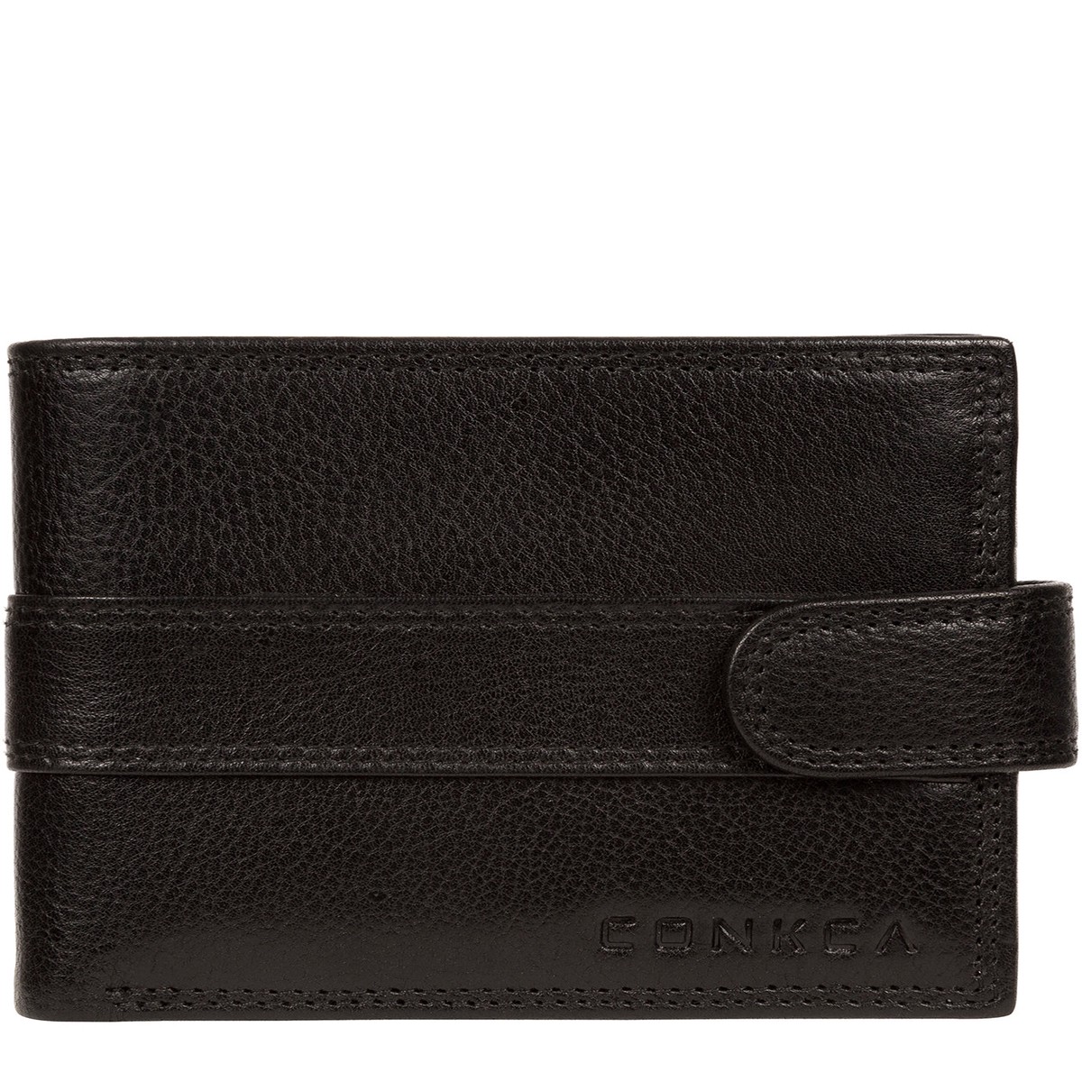 'Hardy' Black Leather Wallet