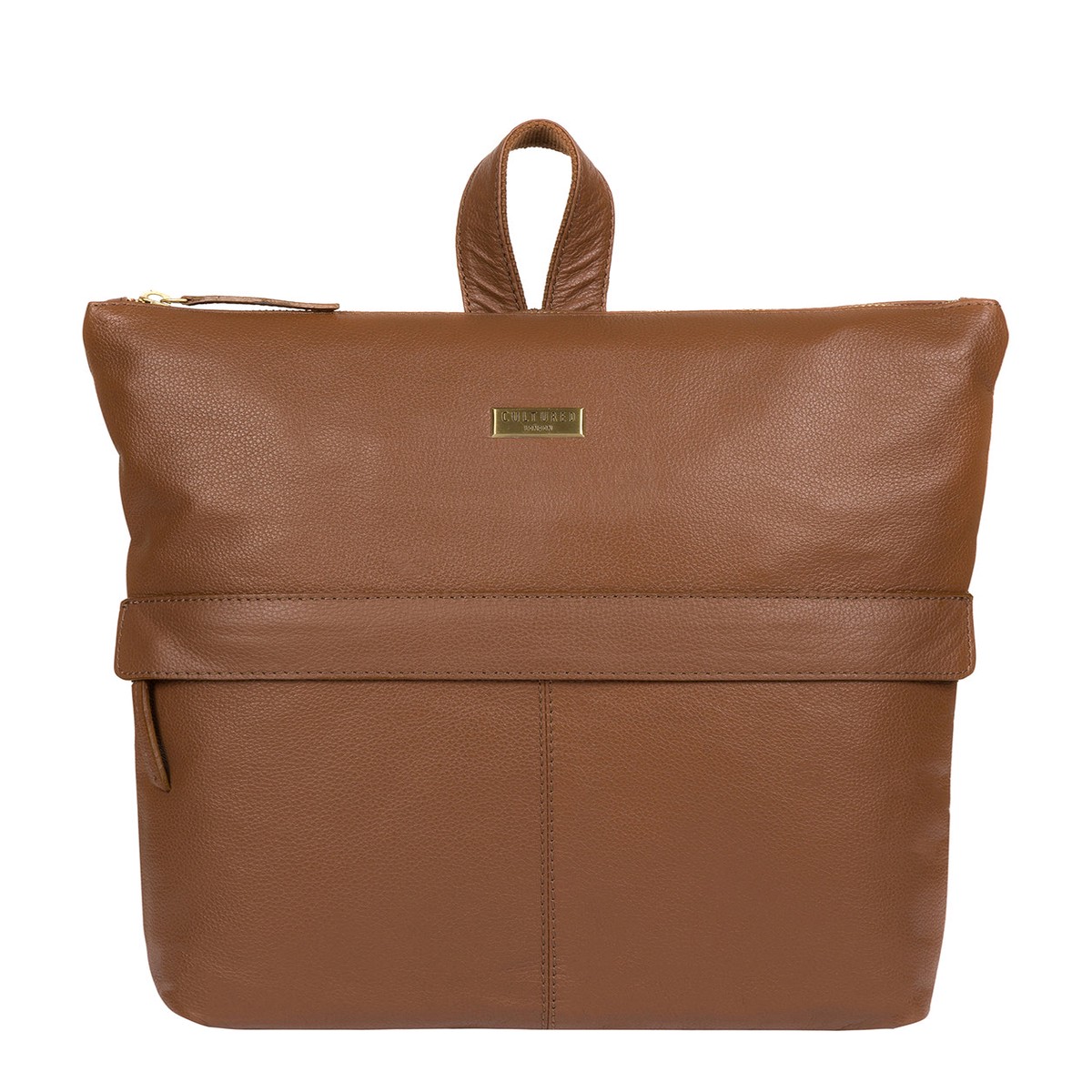'Jada' Tan Leather Backpack